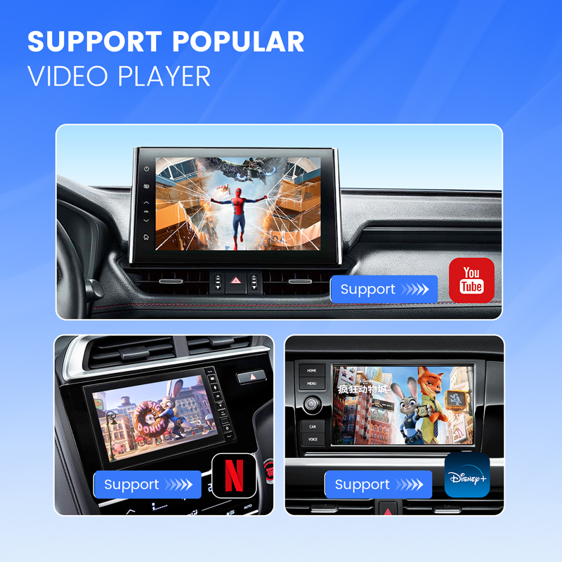 CarPlay & Android Auto Box 3-in-1 Android 13.0