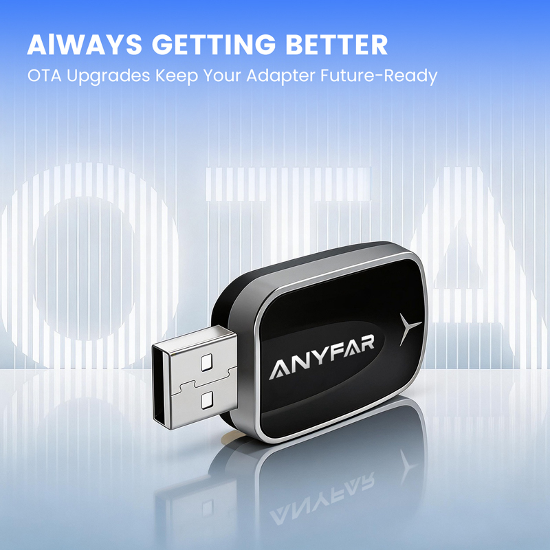 Online Upgrade Wireless CarPlay & Android Auto Adapter