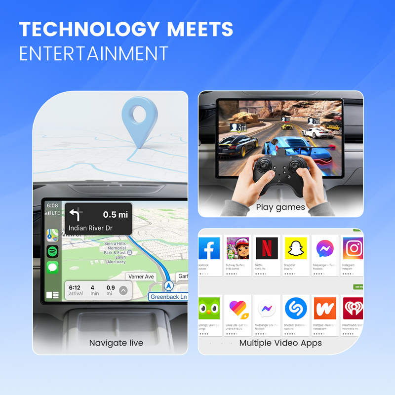 CarPlay AI Box 3-in-1 Android 13.0