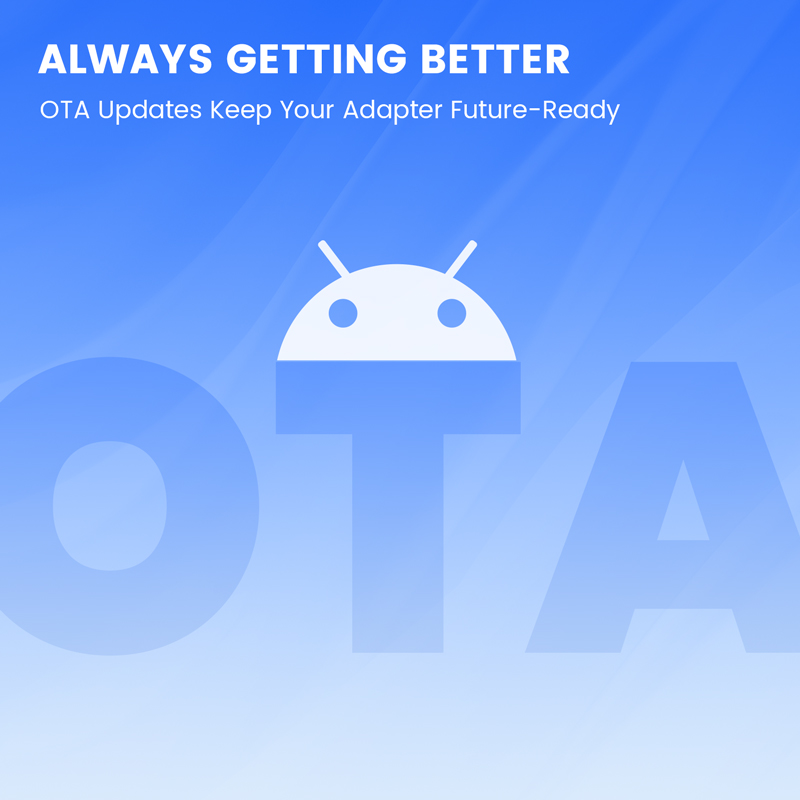 Save Space & Time Wireless CarPlay & Android Auto Adapter