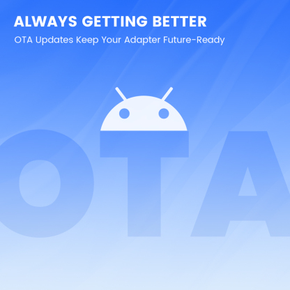 Save Space & Time Wireless CarPlay & Android Auto Adapter