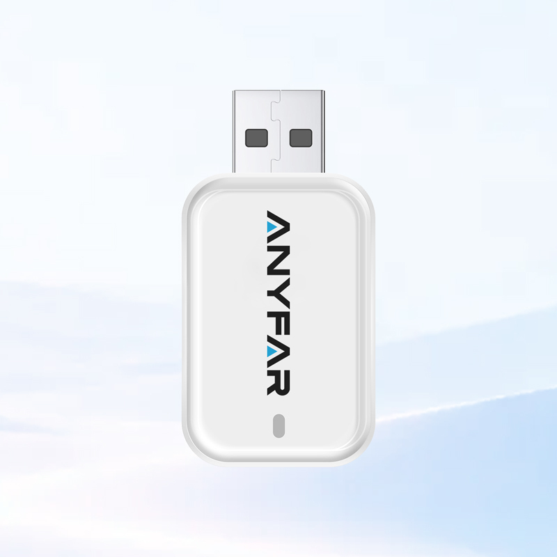 White Automatic Connection Wireless CarPlay & Android Auto Adapter