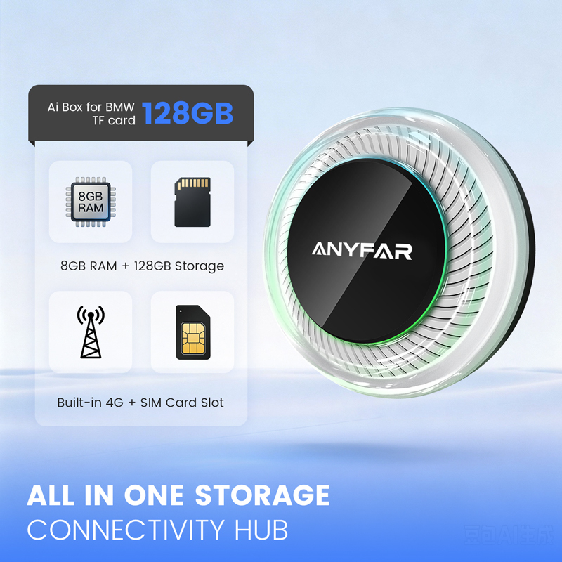 Wireless AI Box for BMW & Most Cars 8GB 128GB CarPlay