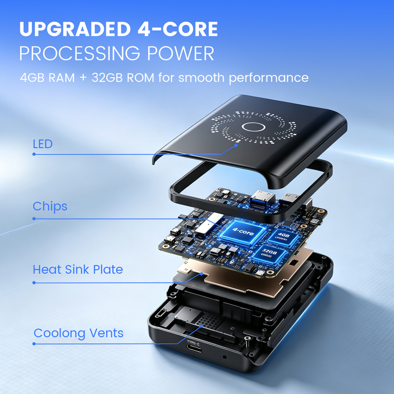Wireless CarPlay & Android Auto Ai Box with HDMI™ Multimedia