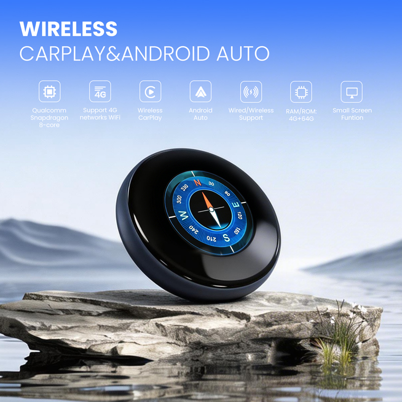 Qualcomm 6125 CPU Wireless CarPlay AI Box