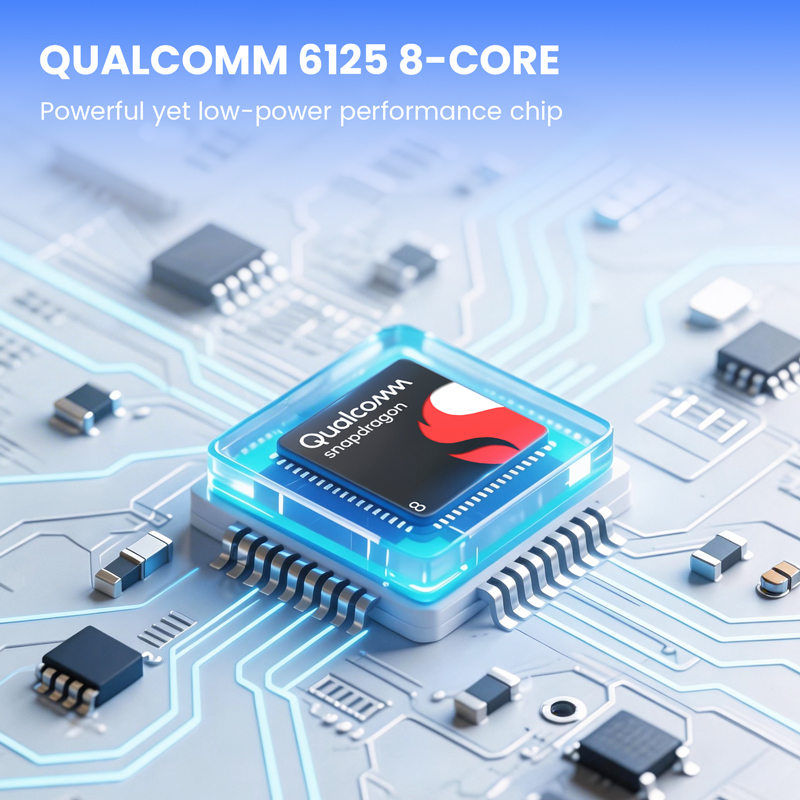 Qualcomm 6125 CPU Wireless CarPlay AI Box