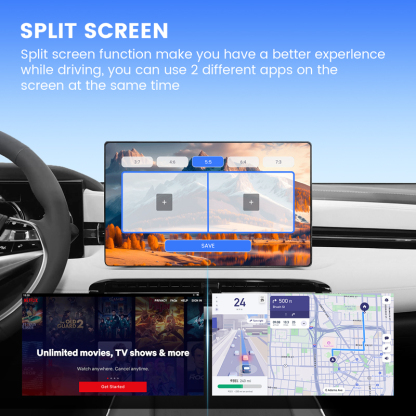 Android 13 CarPlay AI Box – 3-in-1 Wireless
