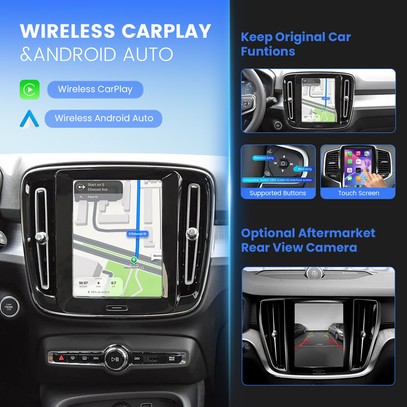 Smart Module Carplay Retrofit Kit for VOLVO 9" screen