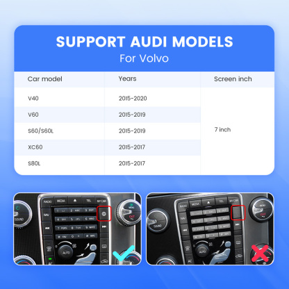 Intelligent Voice Control Carplay Module Interface for Volvo 7" screen