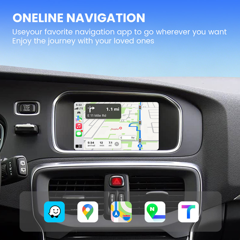 Intelligent Voice Control Carplay Module Interface for Volvo 7" screen