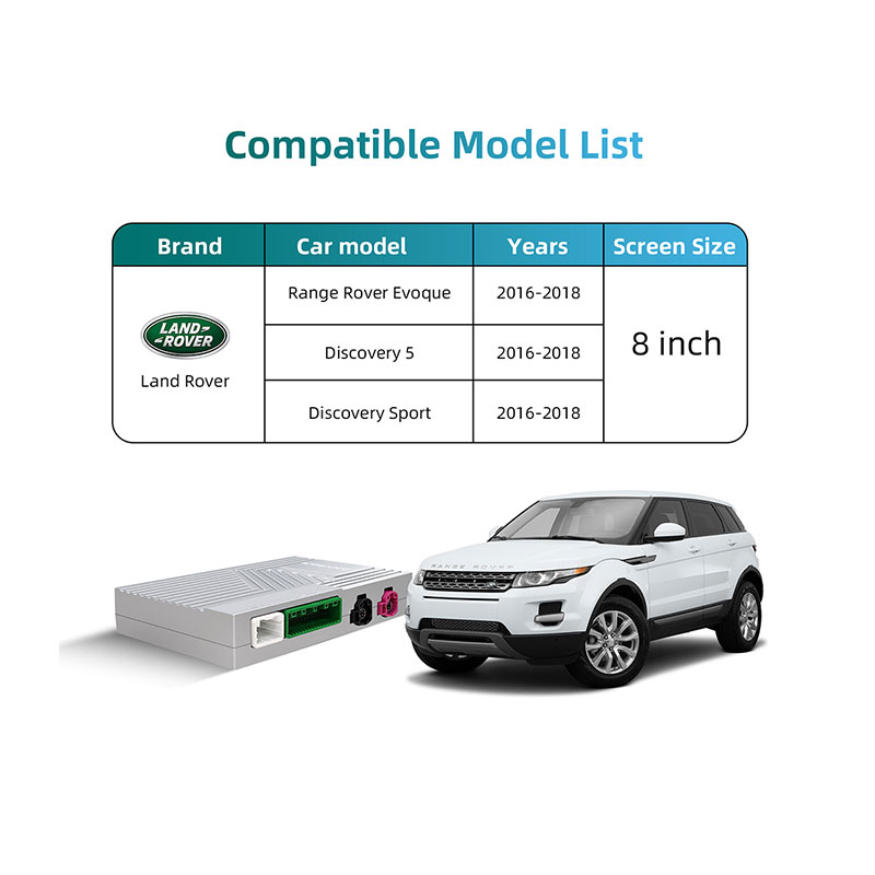 Wireless Carplay Module Interface for Land Rover Harman 8“ Screen