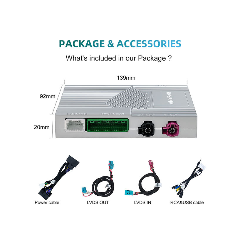 Wireless Carplay Module Interface for Land Rover Harman 8“ Screen