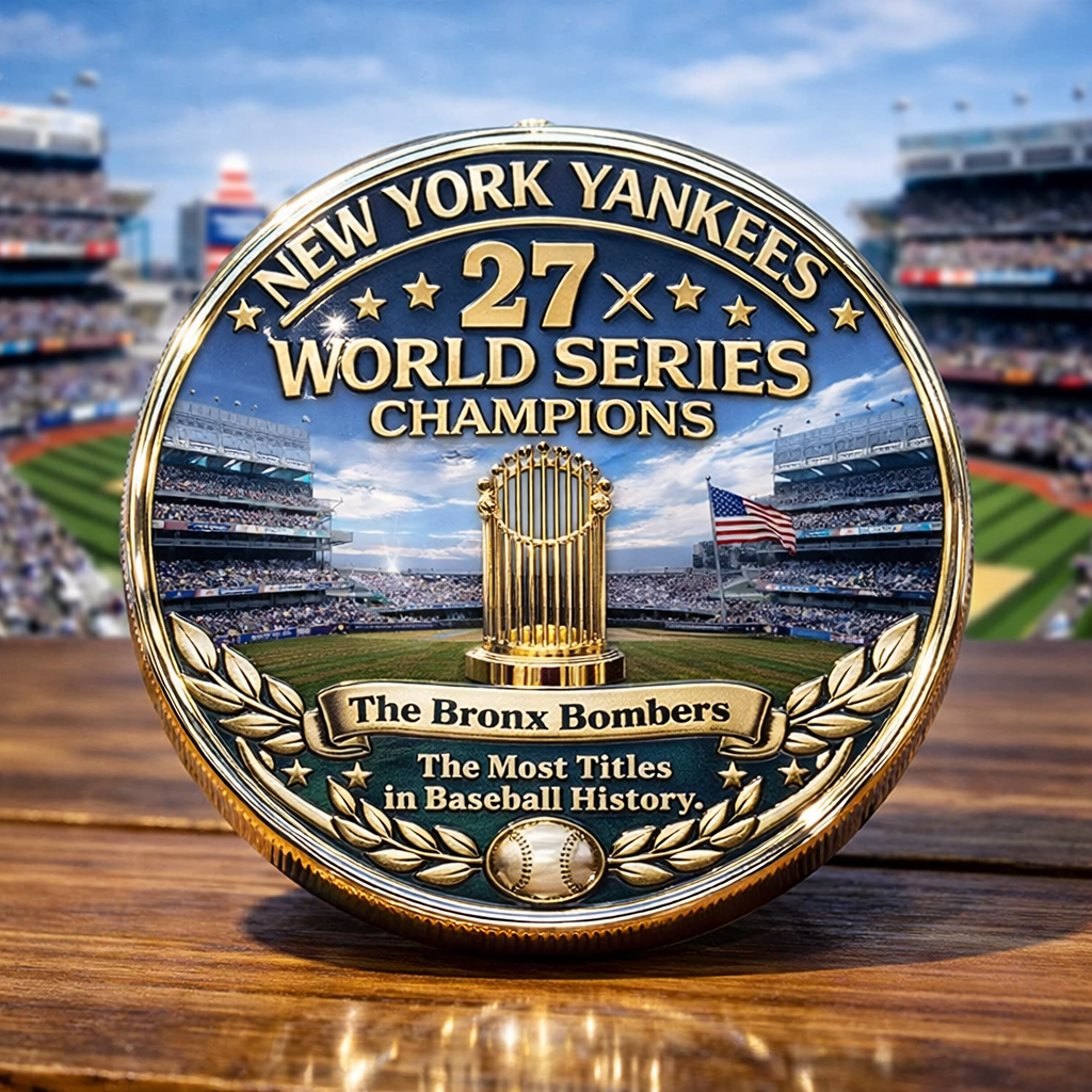 New York Yankees 125 Years Commemorative Coin