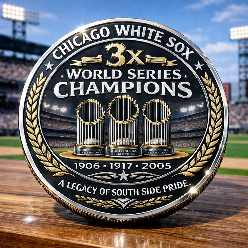 Chicago White Sox 125th Anniversary Commemorative Medallion (1901–2026): World Series Champions Edition ⚾️🏆