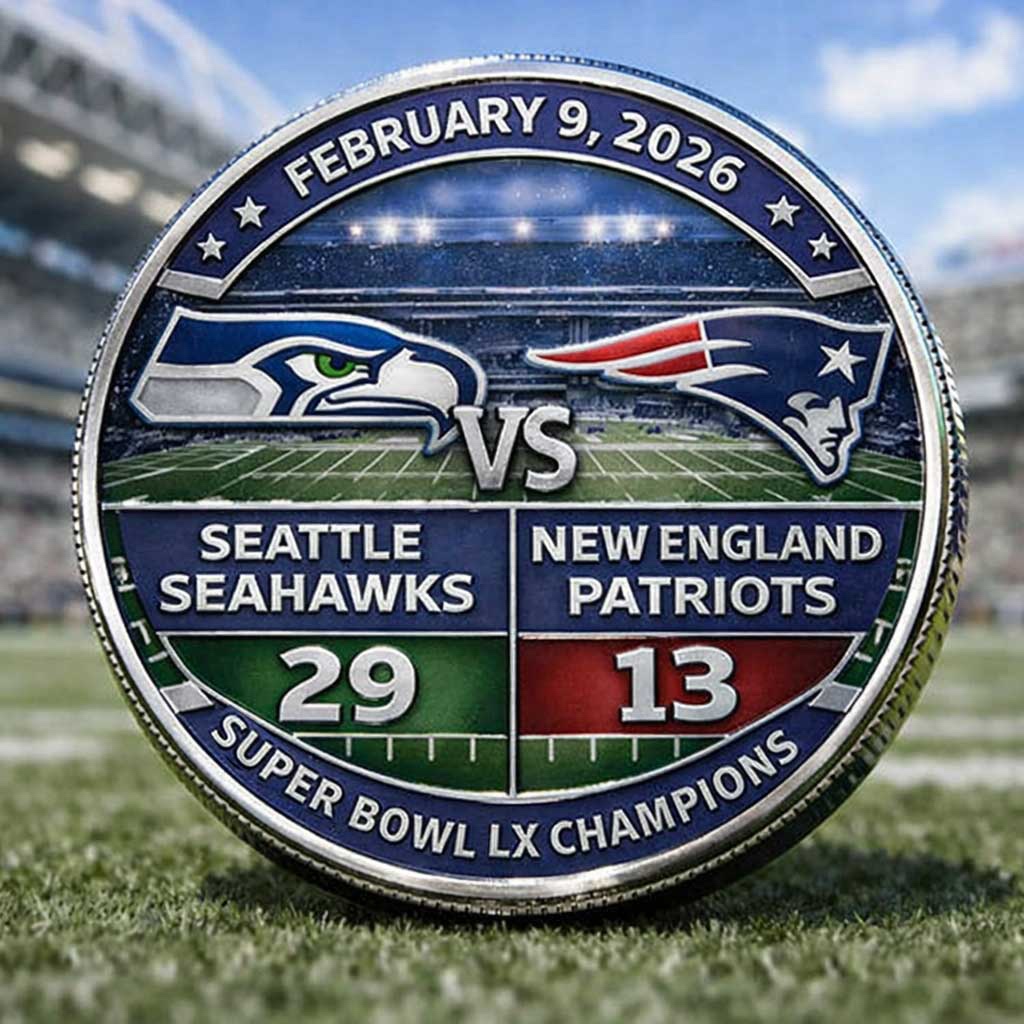 2026 Super Bowl LX Seattle Seahawks Champions Commemorative coin