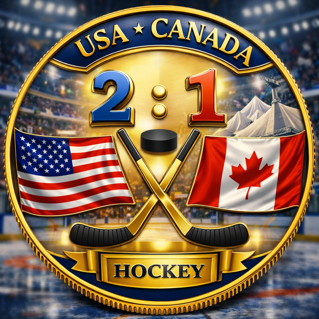 Team USA Men’s Hockey Olympic Gold Medal Commemorative Coin