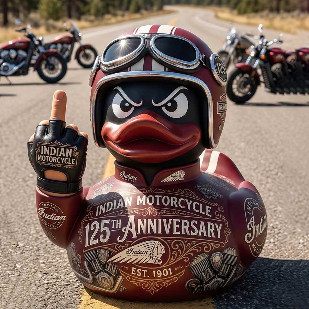 Indian Motorcycle 125th Anniversary Duck