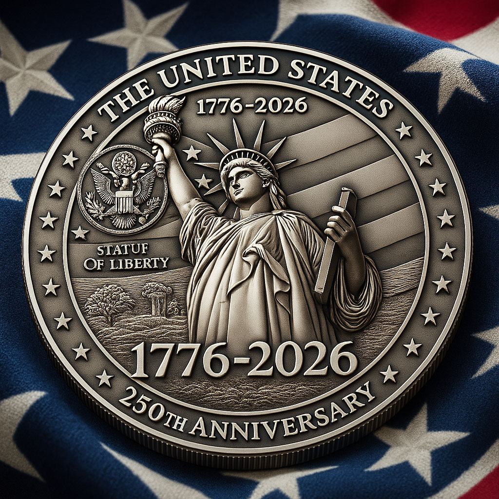 Limited Edition 250th Anniversary Commemorative Coins 🇺🇸