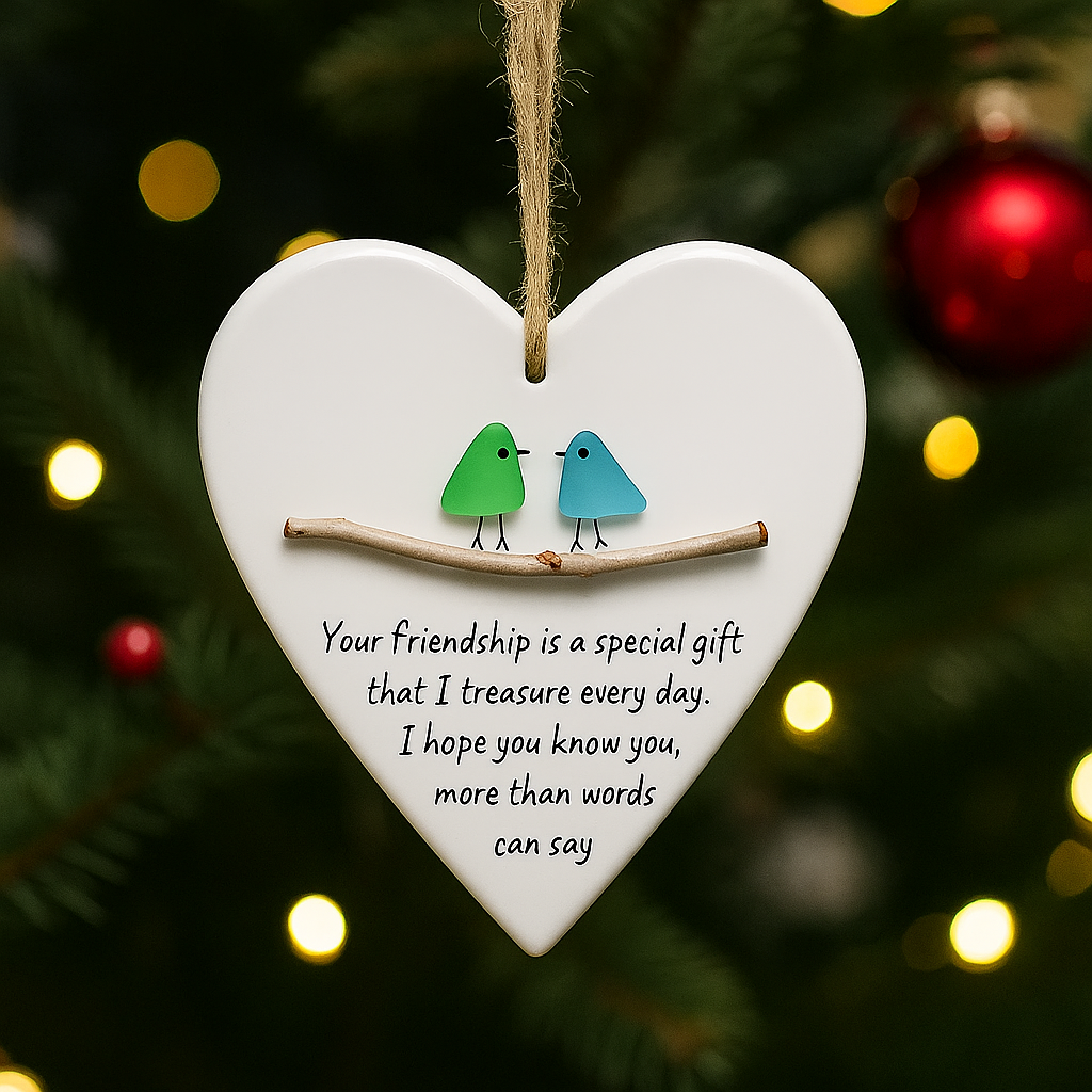 Sea Glass Friendship Ornament