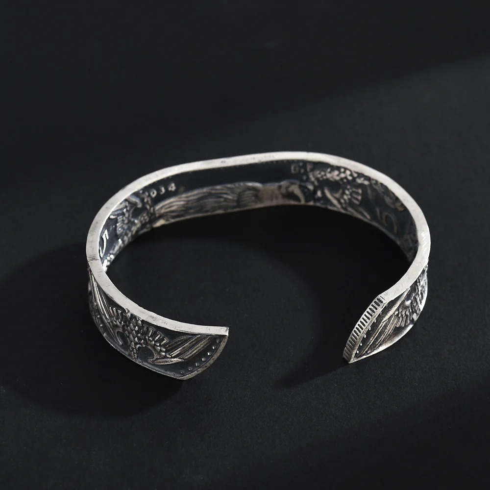 German Mark Silver Coin Bangle/Ring