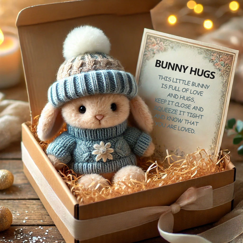 Mini Bunny Hug Cute Easter Gift