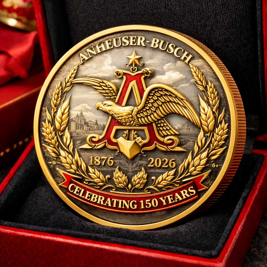 Budweiser 150th Anniversary Commemorative Coin