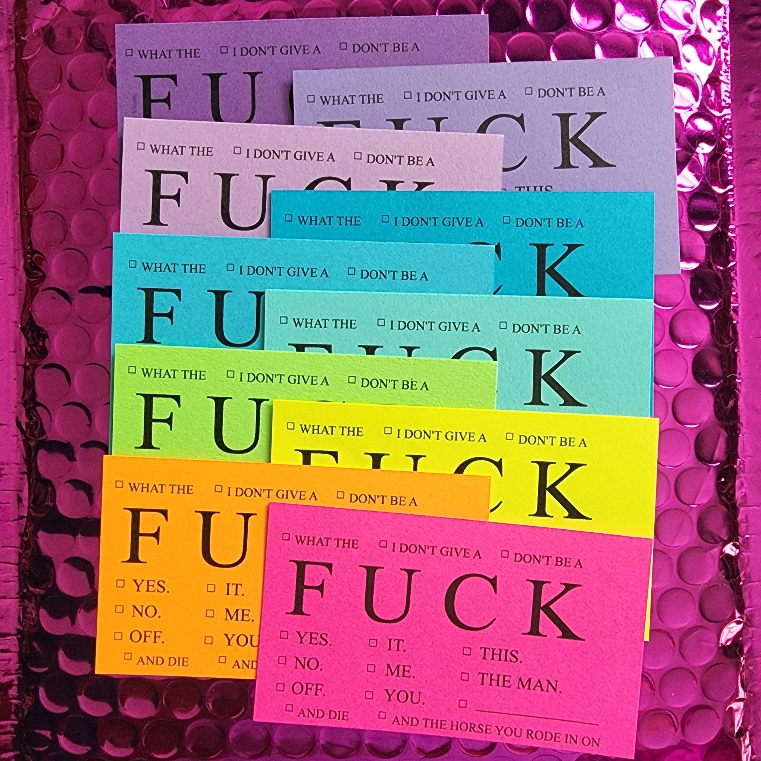 FUCK cards