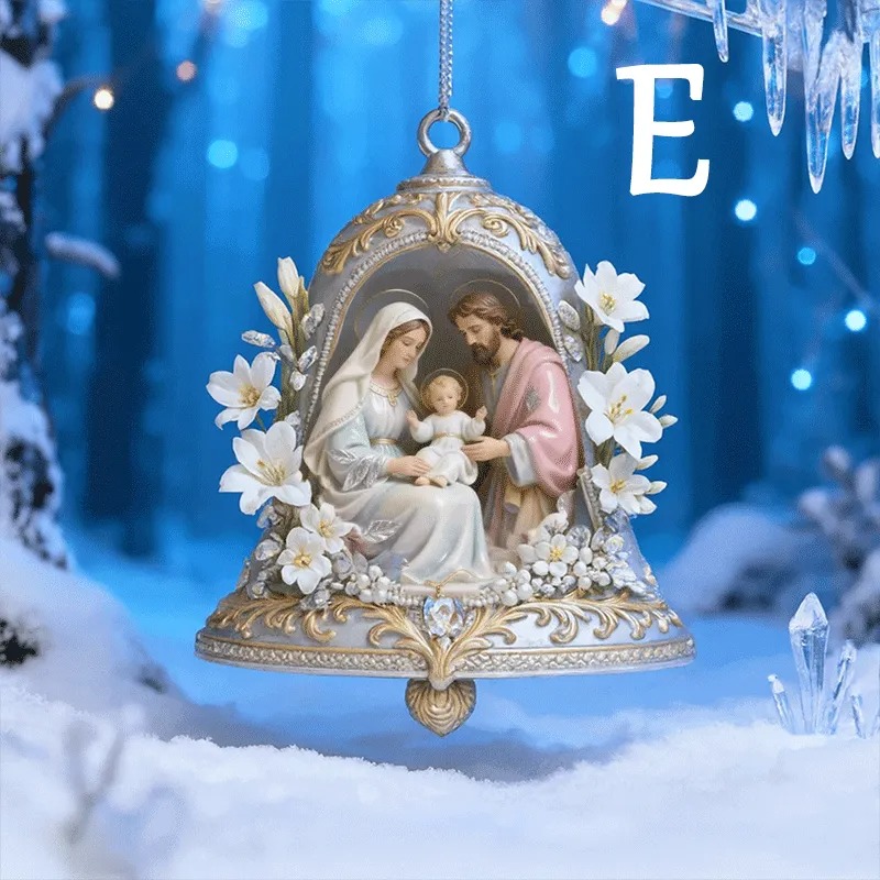 Holy Family Christmas Ornament