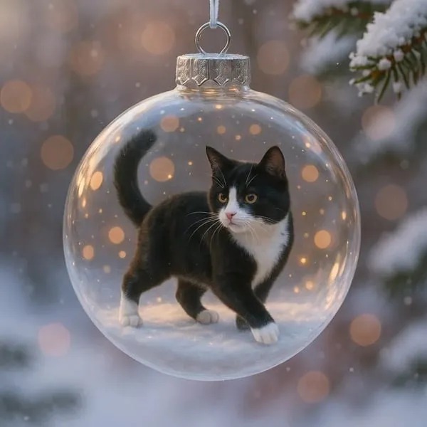 🔥Last Day 49% OFF - Cute Cat Christmas Ornaments Collection