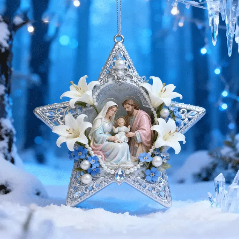Holy Family Christmas Ornament