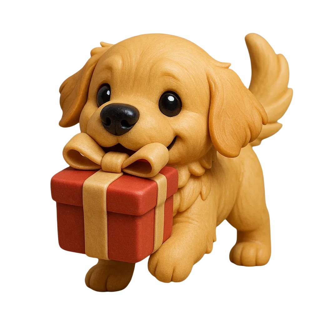 Fun Golden Retriever Advent Calendar 2025