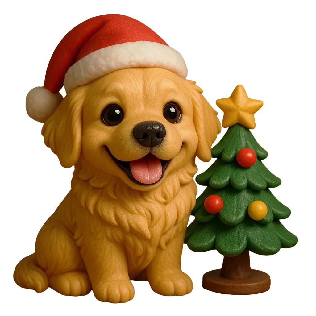 Fun Golden Retriever Advent Calendar 2025