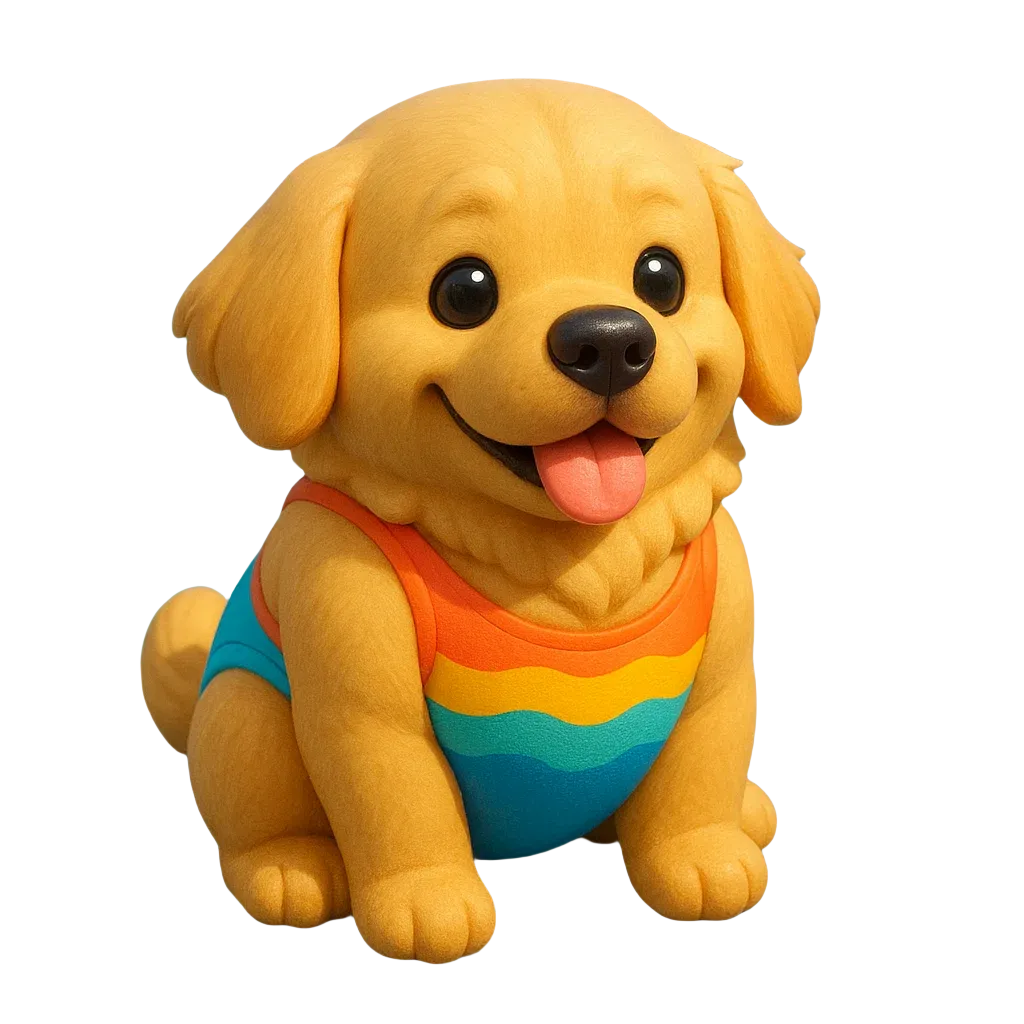 Fun Golden Retriever Advent Calendar 2025