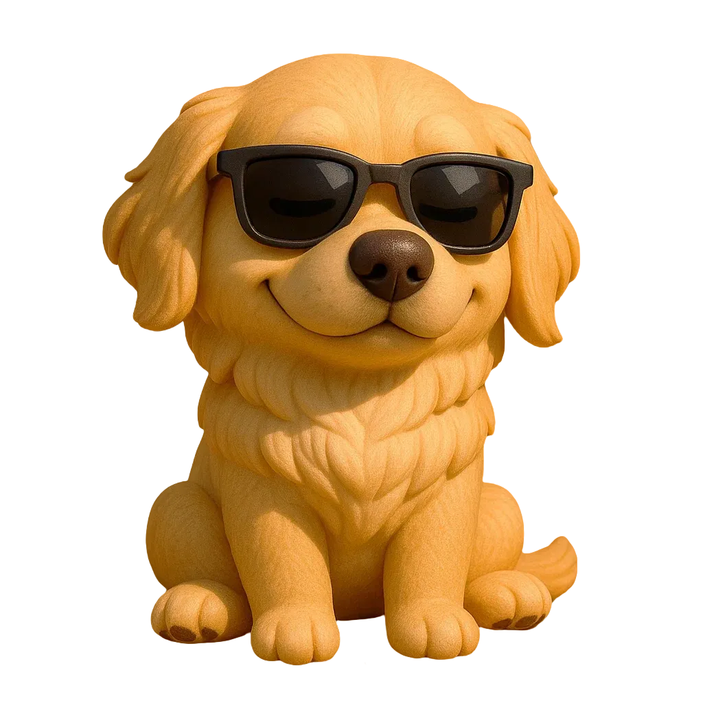 Fun Golden Retriever Advent Calendar 2025