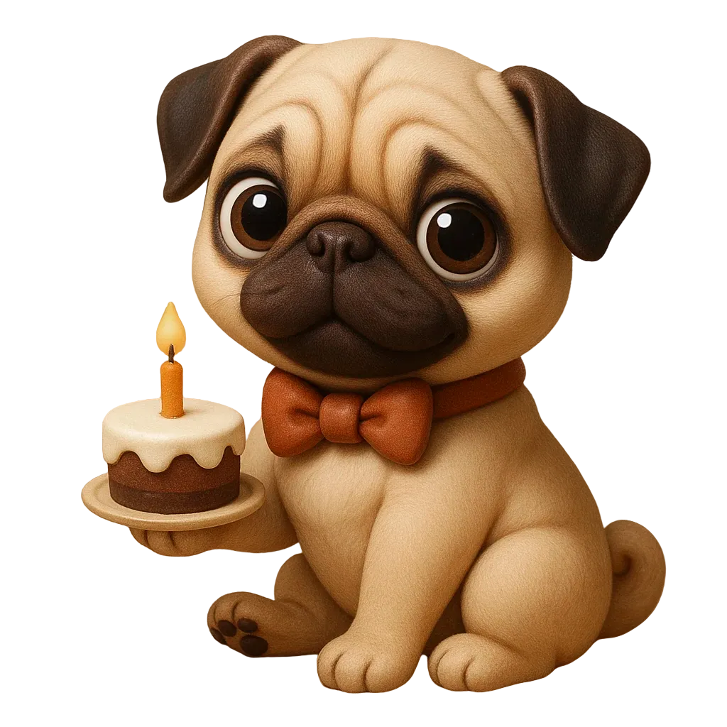 Fun Pug Advent Calendar 2025
