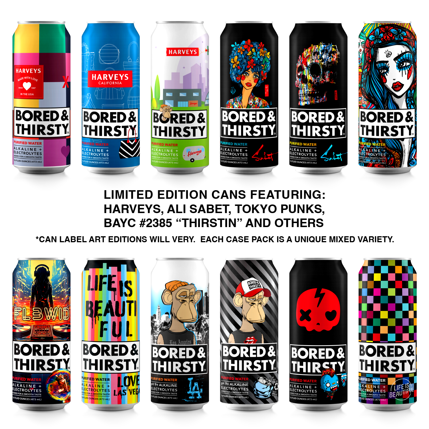 SUPREME WATER with ELECTROLYTES COLLAB VARIETY PACK