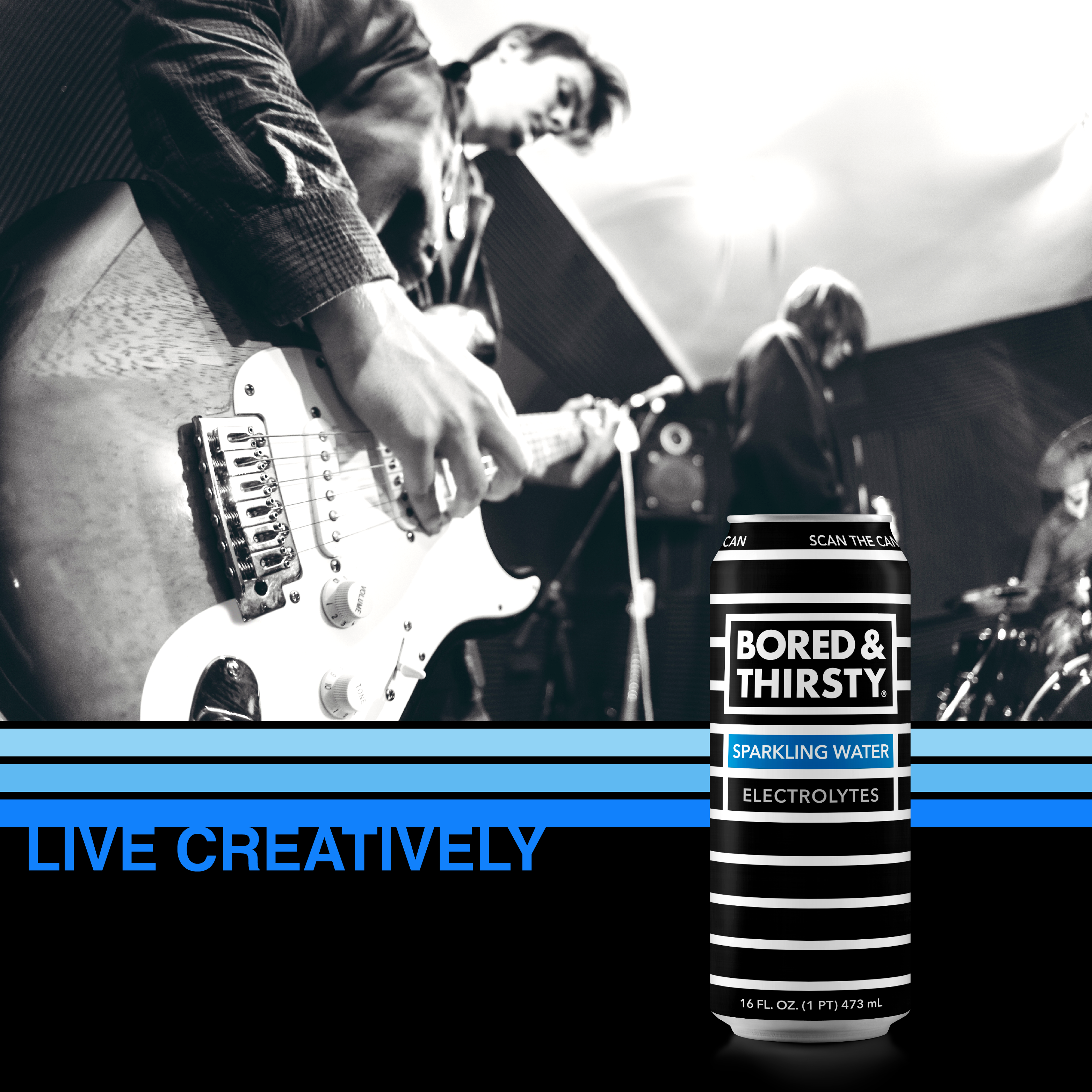 SPARKLING WATER with ELECTROLYTES  - 12 Pack