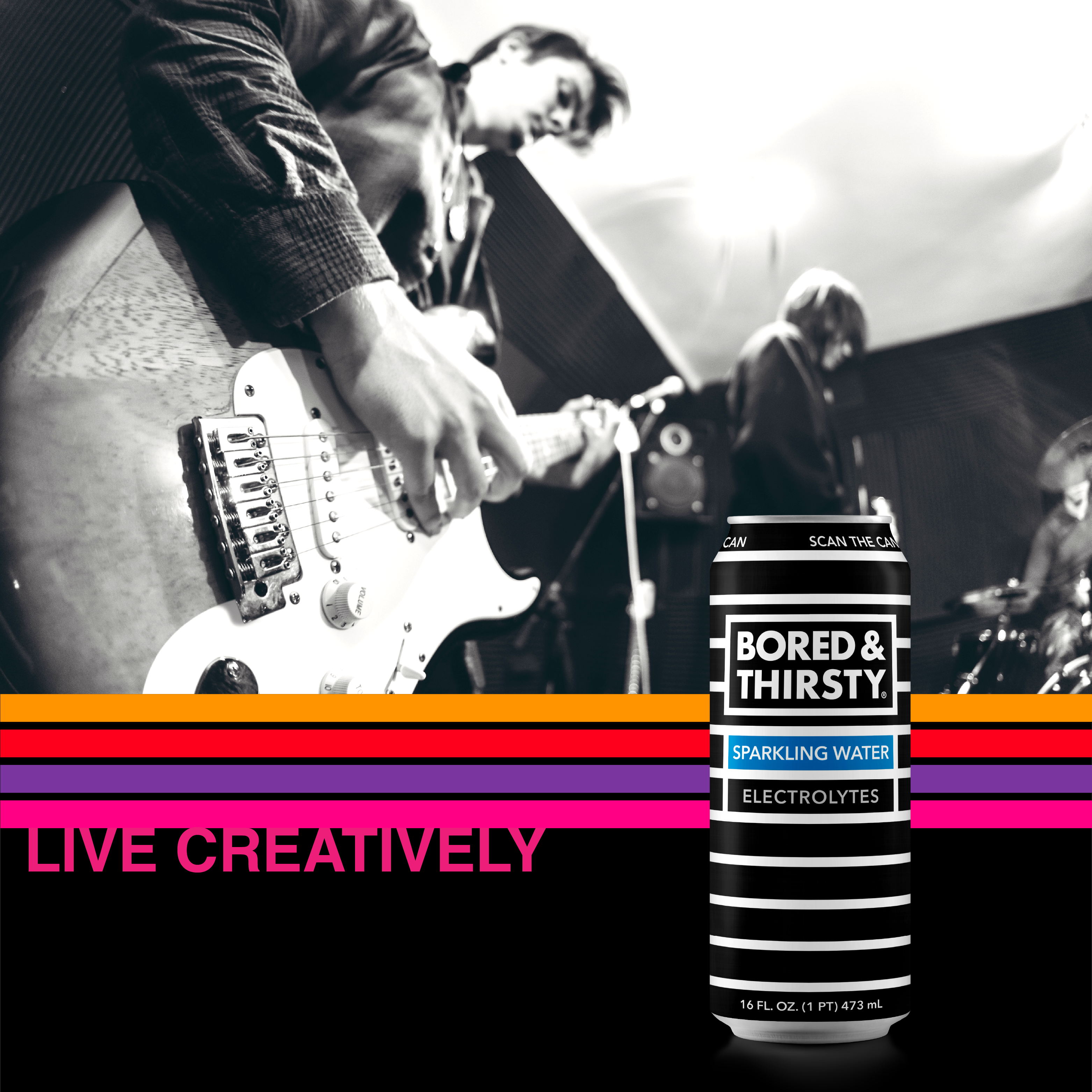 SPARKLING WATER with ELECTROLYTES