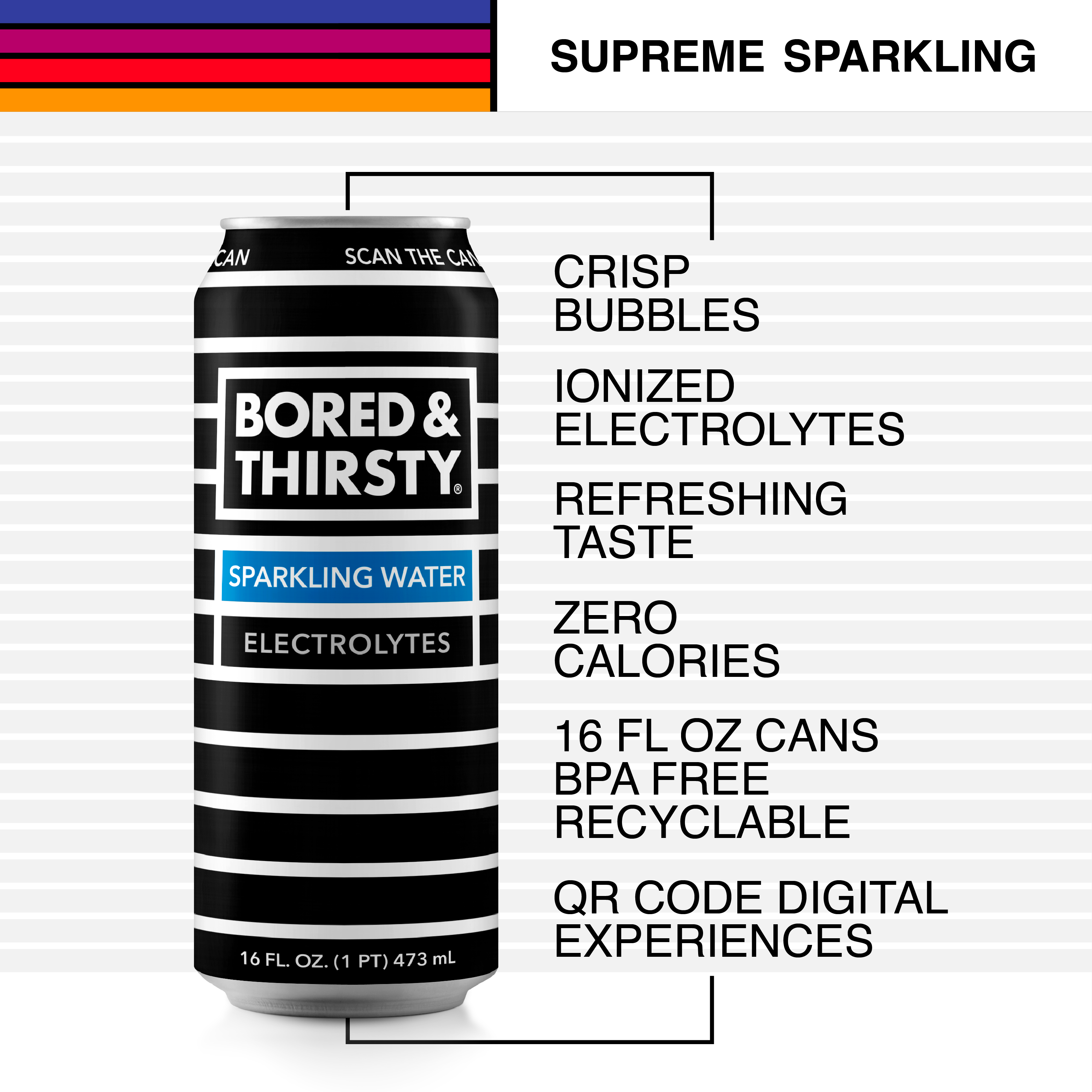 SPARKLING WATER with ELECTROLYTES