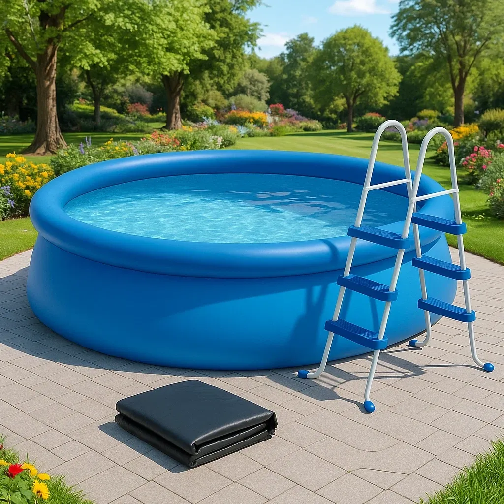 Piscine autoportée 300x300x70 cm avec échelle sSEcIxeh22gP-Meuzen