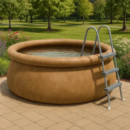 Piscine autoportée 300x300x70 cm avec échelle WEWaxKQL28yD-Meuzen