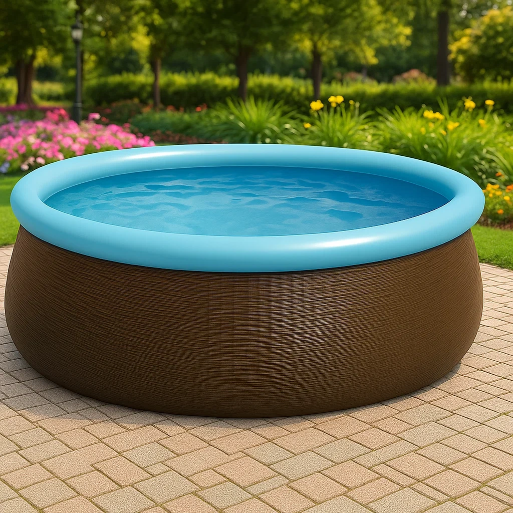 Piscine autoportée 300x300x70 cm avec échelle XeHBlXEV58hm-Meuzen