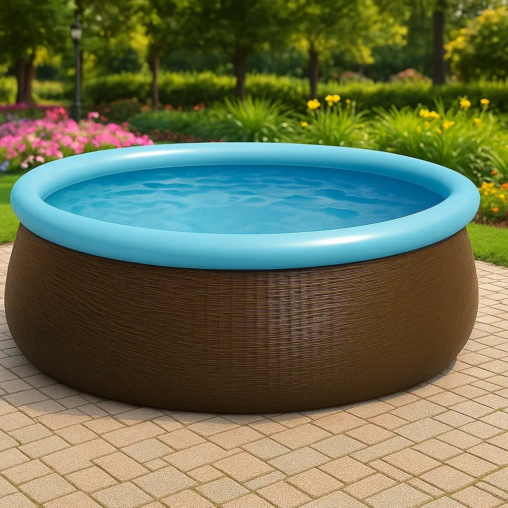 Piscine autoportée 300x300x70 cm avec échelle XeHBlXEV58hm-Meuzen