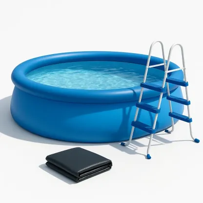 Piscine autoportée 300x300x70 cm avec échelle sSEcIxeh22gP-Meuzen