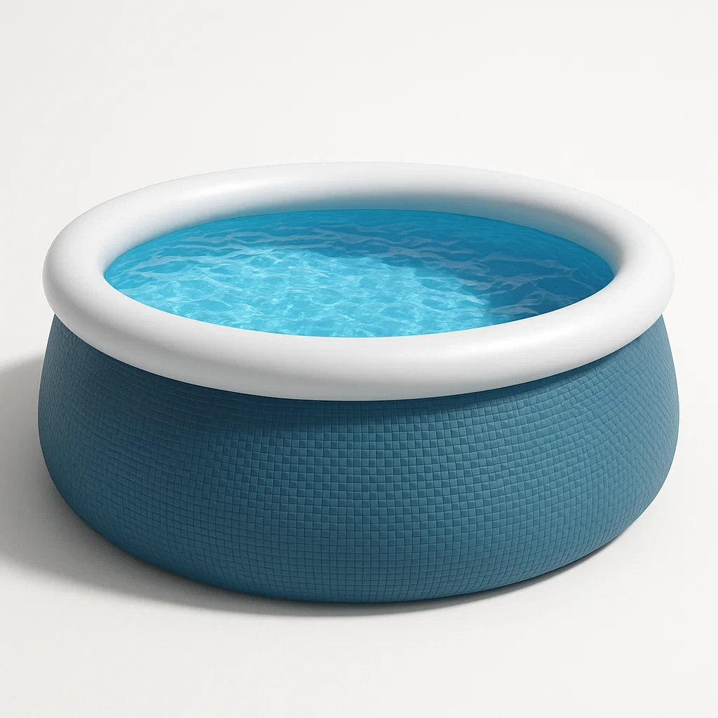 Piscine autoportée 472x472x104 cm, couleur tissée bleu / blanc, avec échelle, avec filtre toUVOsXD23Nn-Meuzen