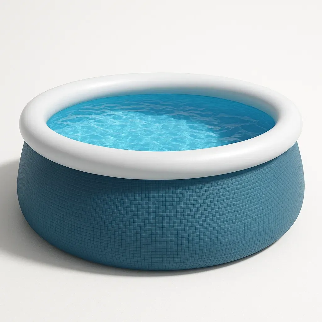 Piscine autoportée 472x472x104 cm, couleur tissée bleu / blanc, avec échelle, avec filtre toUVOsXD23Nn-Meuzen