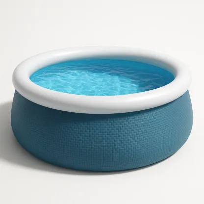 Piscine autoportée 472x472x104 cm, couleur tissée bleu / blanc, avec échelle, avec filtre toUVOsXD23Nn-Meuzen