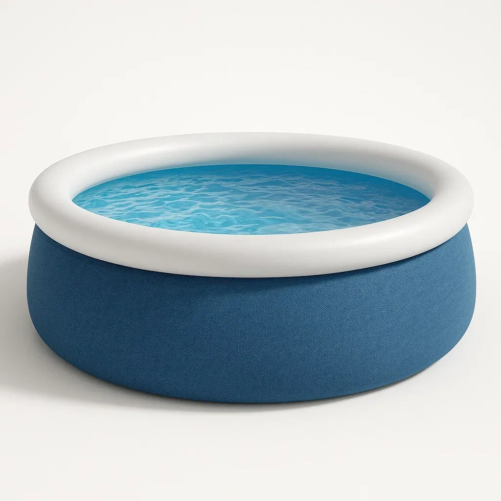 Piscine autoportée bleu/blanc 366x366x122 cm avec échelle avec filtre à cartouche NhxaRNOi31wR-Meuzen