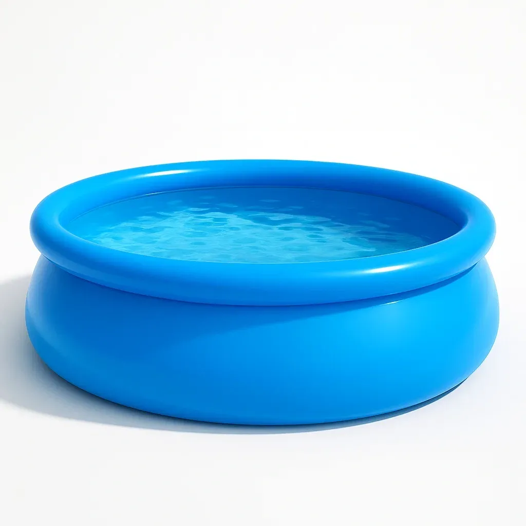 Piscine autoportée bleu clair 366x366x122 cm avec échelle avec filtre à cartouche NWcmYxKn49YP-Meuzen