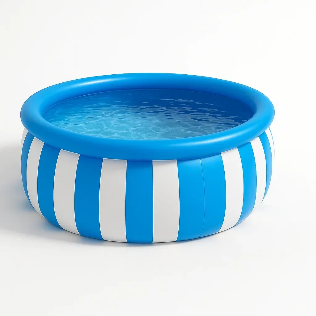 Piscine autoportée ronde avec échelle et filtre à cartouche bleu/blanc rayé 280x280x80 cm qbNtNIjD56NE-Meuzen